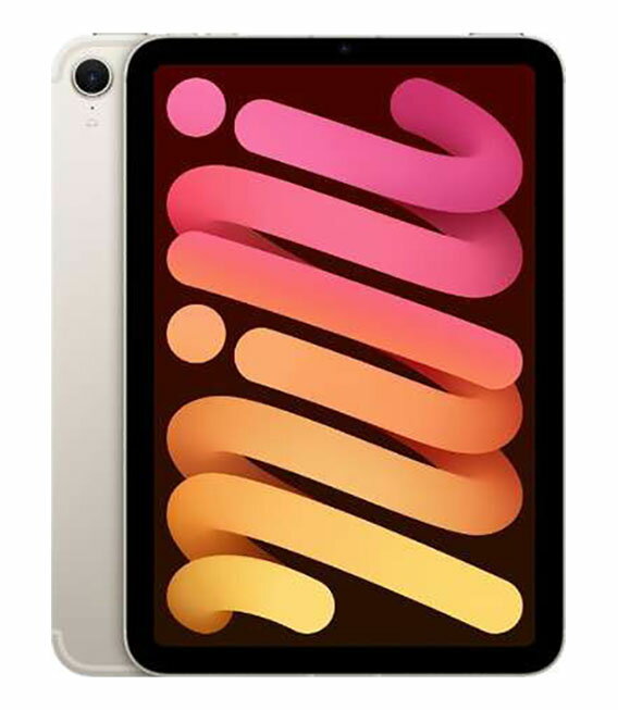 【中古】【安心保証】 iPad mini 8.3インチ A17 Pro[256GB] セルラー SIMフリー スターライト