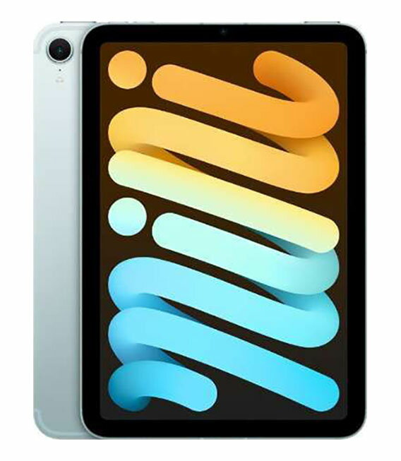 【中古】【安心保証】 iPad mini 8.3インチ A17 Pro[512GB] セルラー SIMフリー ブルー