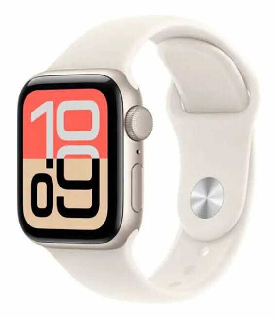 乐天商城 - 【中古】【安心保証】 SE 第3世代[40mm/セルラー]アルミ スターライト Apple Watch