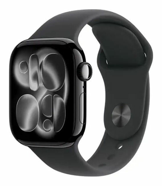 Rakuten - 【中古】【安心保証】 Series11[46mm/セルラー]アルミ ジェットブラック Apple Watch