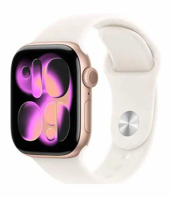 Rakuten - 【中古】【安心保証】 Series11[46mm/GPS]アルミ ローズゴールド Apple Watch