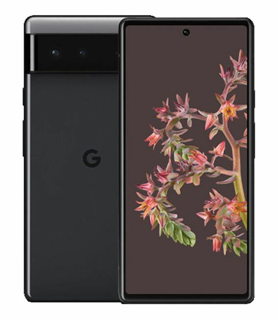 【中古】【安心保証】 Google Pixel 6[256GB] SIMフリー ストーミーブラック