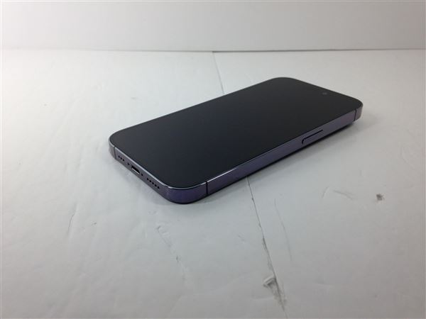 【中古】【安心保証】 iPhone14 Pro[256GB] SoftBank ディープパープル