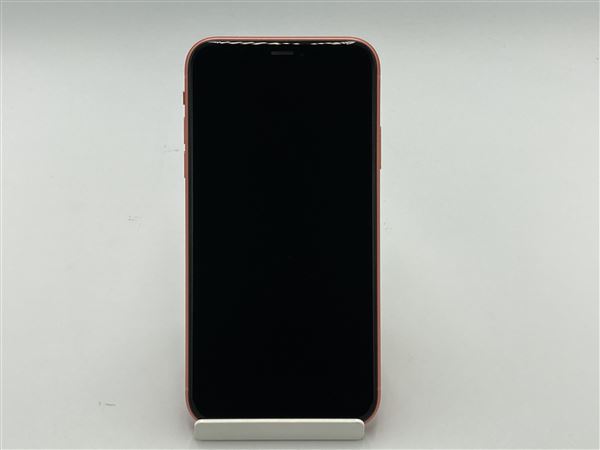 【中古】【安心保証】 iPhoneXR[256GB] SIMロック解除 SoftBank コーラル