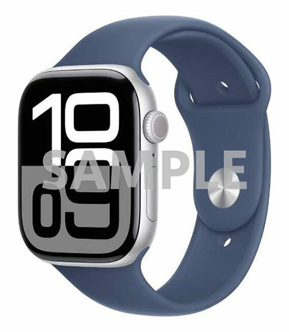 【中古】【安心保証】 Series10[46mm/セルラー]アルミ シルバー Apple Watch
