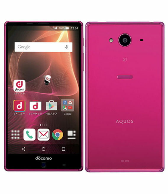 【中古】【安心保証】 AQUOS ZETA SH-01H[32GB] docomo マゼンタ