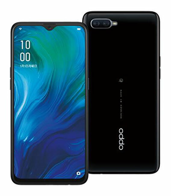 【中古】【安心保証】 OPPO Reno A CPH1983[128GB] 楽天モバイル ブラック