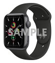 【中古】【安心保証】 SE 第1世代[44mm GPS]アルミニウム スペースグレイ Apple Watch MKQ63J