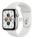 【中古】【安心保証】 SE 第1世代[44mm GPS]アルミニウム シルバー Apple Watch MKQ43J