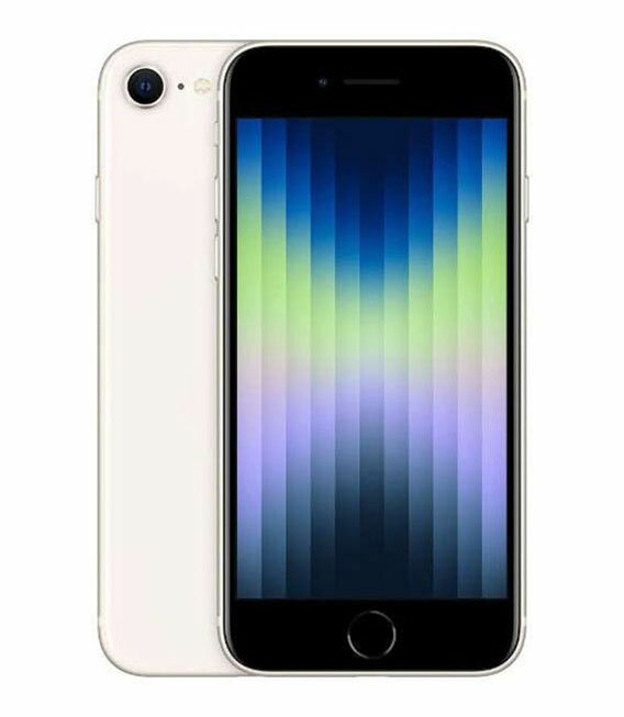 【中古】【安心保証】 iPhoneSE 第3世代[128GB] au/UQ スターライト