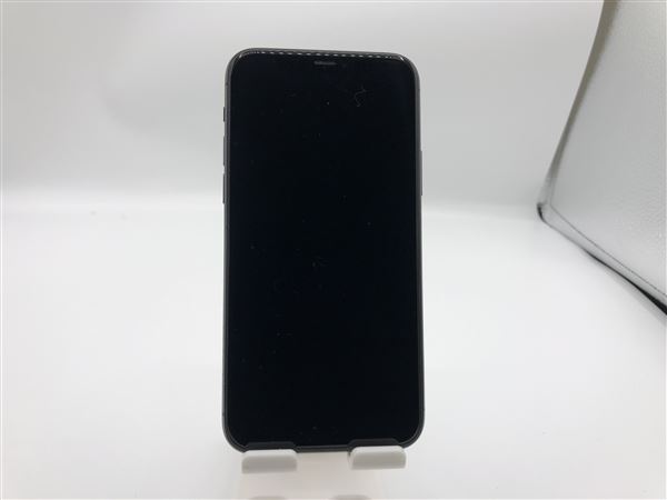 【中古】【安心保証】 iPhone11 Pro[256GB] SIMロック解除 au スペースグレイ