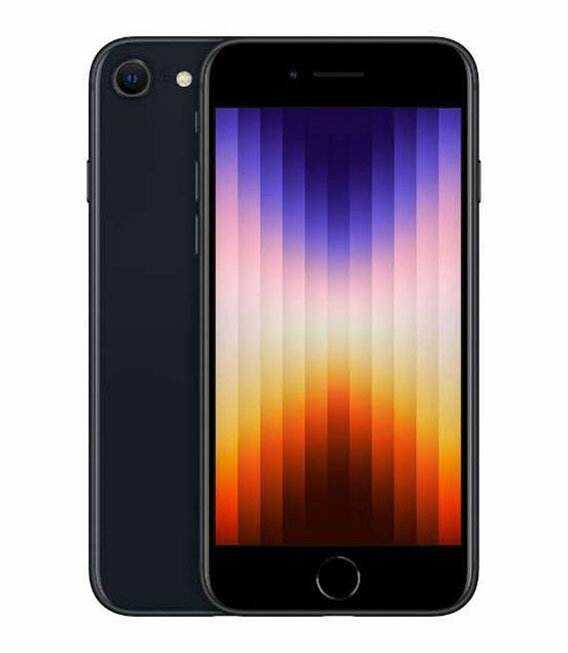 【中古】【安心保証】 iPhoneSE 第3世代[64GB] SIMフリー MMYC3J ミッドナイト