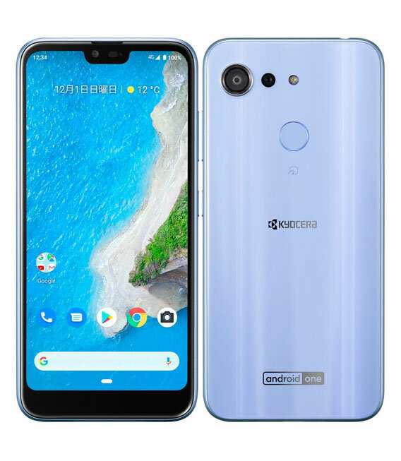【中古】【安心保証】 Y!mobile Android One S6 ラベンダーブルー