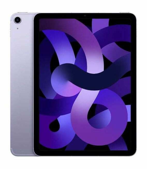 【中古】【安心保証】 iPadAir 10.9インチ 第5世代[64GB] セルラー au パープル