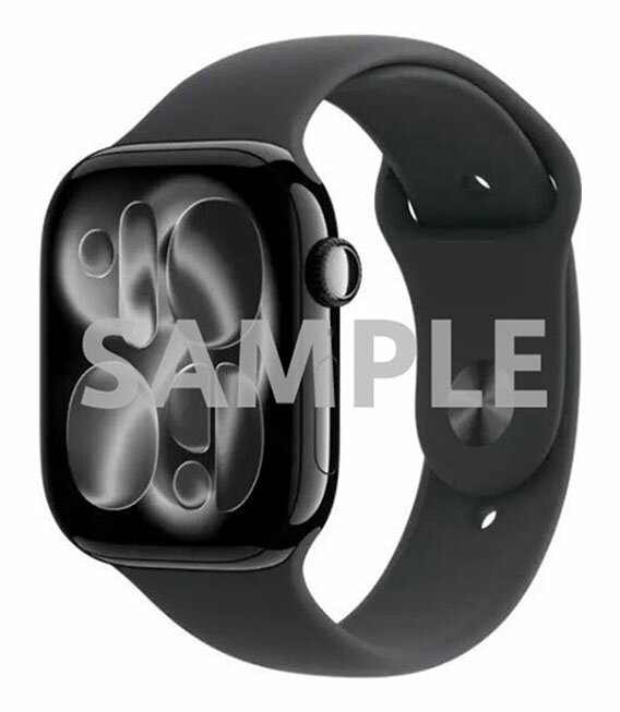 Rakuten - 【中古】【安心保証】 Series11[46mm/セルラー]アルミ ジェットブラック Apple Watch