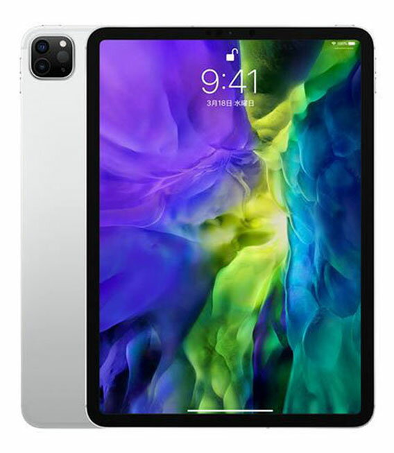 【中古】【安心保証】 iPad Pro 11インチ 第2世代[256GB] セルラー SoftBank シルバー