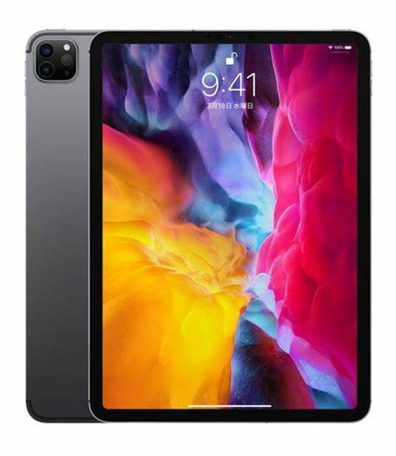 【中古】【安心保証】 iPad Pro 11インチ 第2世代[512GB] セルラー docomo スペースグレイ