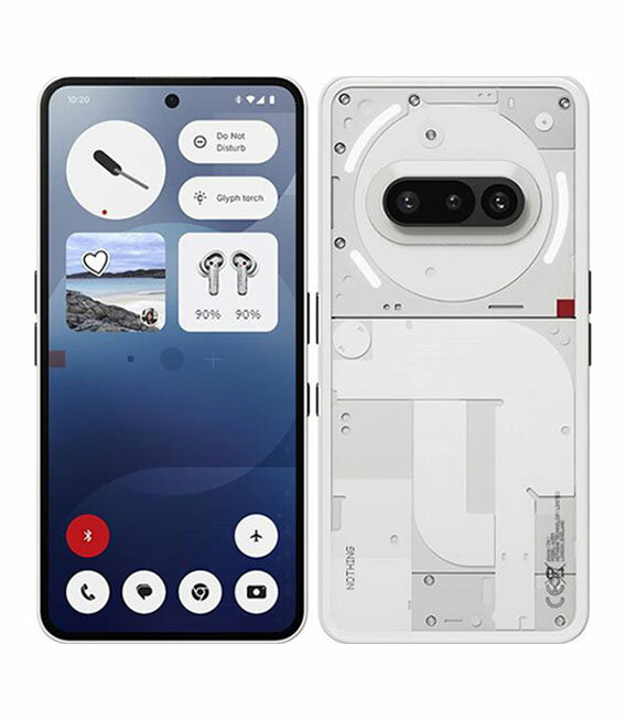 【中古】【安心保証】 Nothing Phone 3a[256GB] 楽天モバイル ホワイト
