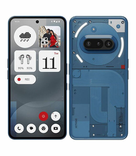 乐天商城 - 【中古】【安心保証】 Nothing Phone 3a[256GB] 楽天モバイル ブルー
