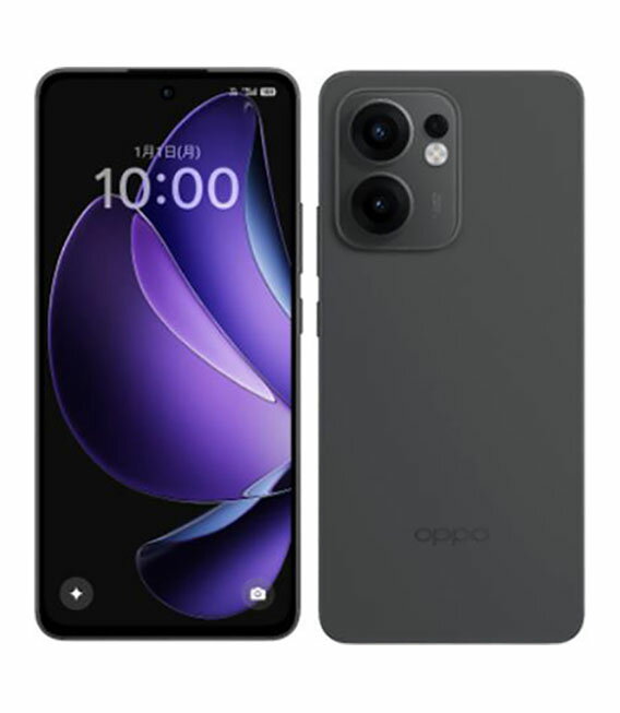 【中古】【安心保証】 OPPO Reno13 A CPH2699[128GB] SIMフリー チャコールグレー