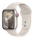 【中古】【安心保証】 Series9[41mm セルラー]アルミニウム スターライト Apple Watch MRHN3J