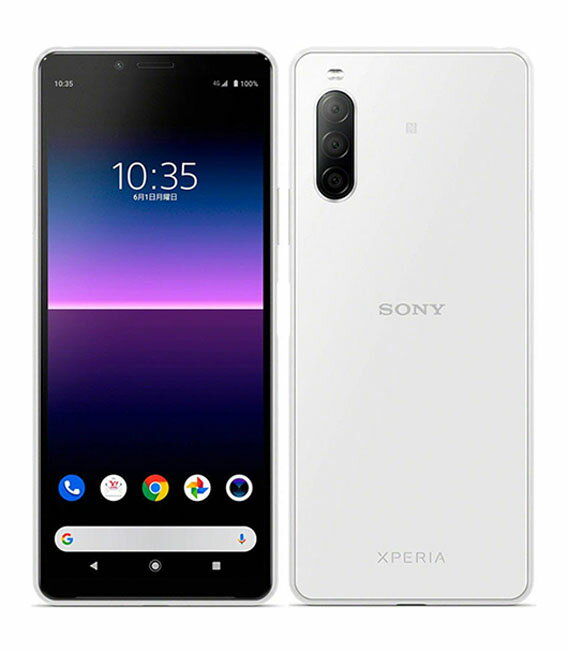 【中古】【安心保証】 Xperia 10 II A001SO[64GB] Y!mobile ホワイト