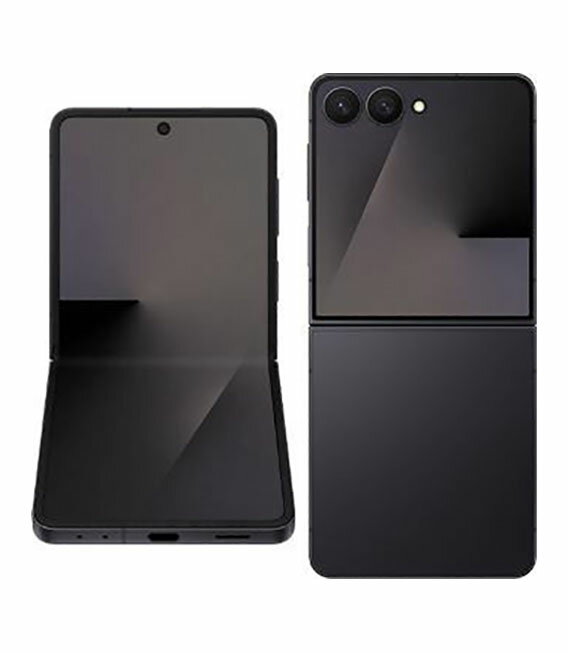 乐天商城 - 【中古】【安心保証】 Galaxy Z Flip7 SCG35[512GB] au ジェットブラック