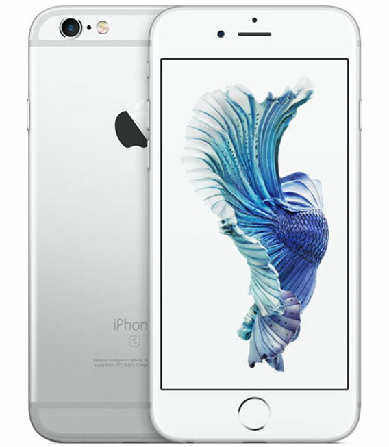 【中古】【安心保証】 iPhone6s 128GB SIMロック解除 au/UQ シルバー