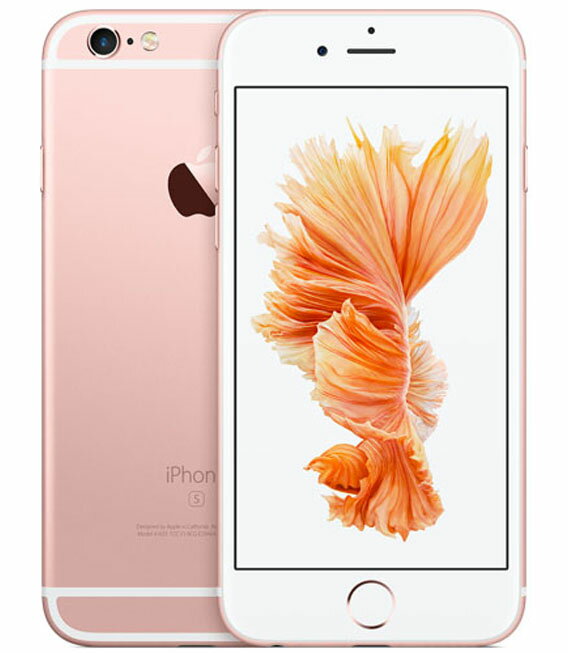 【中古】【安心保証】 iPhone6s 128GB SIMロック解除 au/UQ ローズゴールド