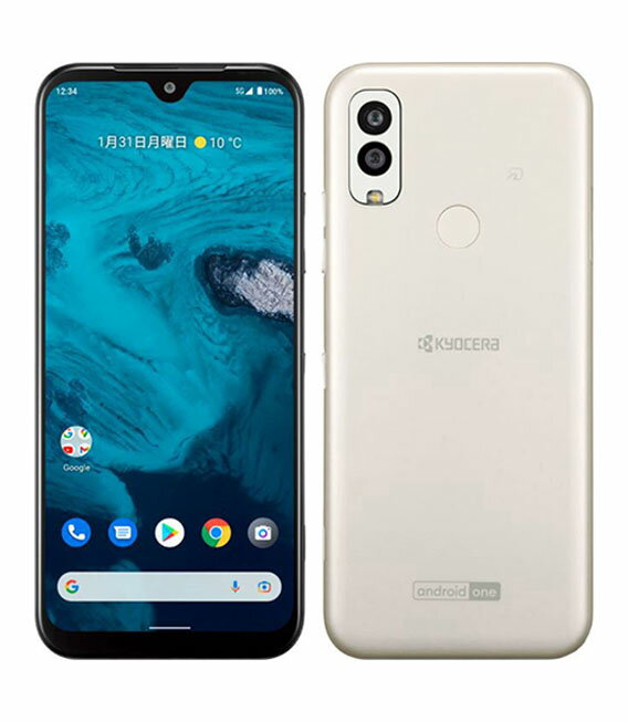 【中古】【安心保証】 京セラ Android One S9[64GB] Y!mobile シルキーホワイト