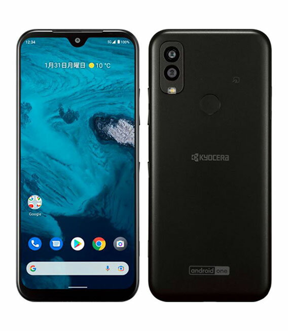 【中古】【安心保証】 京セラ Android One S9[64GB] Y!mobile ブラック