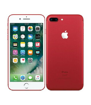 【中古】【安心保証】 SoftBank iPhone7Plus[128G] レッド