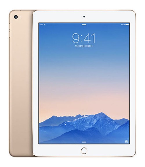 【中古】【安心保証】 iPadAir 9.7インチ 第2世代[32GB] セルラー au ゴールド