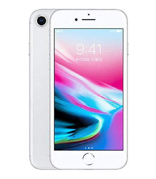 【中古】【安心保証】 iPhone8[64GB] docomo MQ792J シルバー