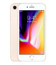 【中古】【安心保証】 iPhone8[64GB] docomo MQ7A2J ゴールド