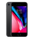 【中古】【安心保証】 iPhone8[64GB] SoftBank MQ782J スペースグレイ