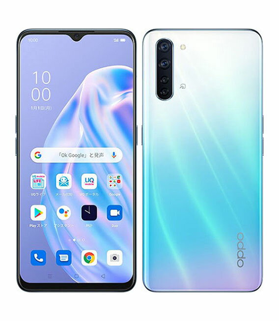 【中古】【安心保証】 OPPO Reno3 A CPH2013[128GB] SIMフリー ホワイト