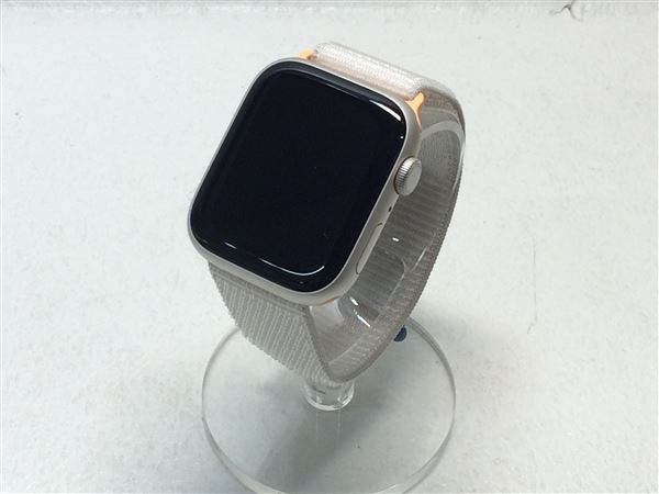 【中古】【安心保証】 Series9[45mm/GPS]アルミ スターライト Apple Watch