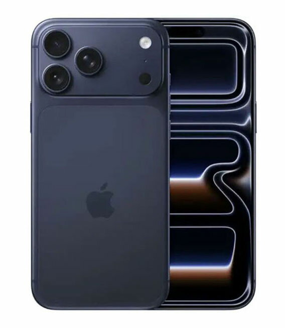 【中古】【安心保証】 iPhone17 Pro[1TB] au/UQ mobile ディープブルー