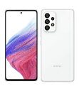 【中古】【安心保証】 Galaxy A53 5G SCG15[128GB] au オーサムホワイト