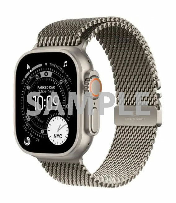 【中古】【安心保証】 Ultra3[49mm/セルラー]チタン ナチュラル Apple Watch