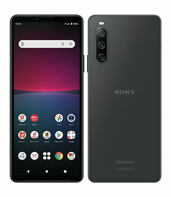 【中古】【安心保証】 Xperia 10 IV SO-52C[128GB] docomo ブラック