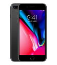 【中古】【安心保証】 iPhone8 Plus 256GB au NQ9N2J スペースグレイ