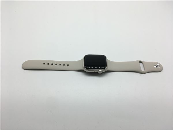 【中古】【安心保証】 Series9[41mm/GPS]アルミ スターライト Apple Watch