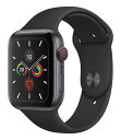 【中古】【安心保証】 Series5[44mm セルラー]アルミニウム スペースグレイ Apple Watch MWWE2J