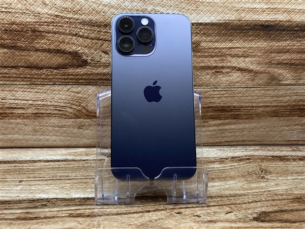 【中古】【安心保証】 iPhone14 Pro Max[512GB] SIMフリー ディープパープル