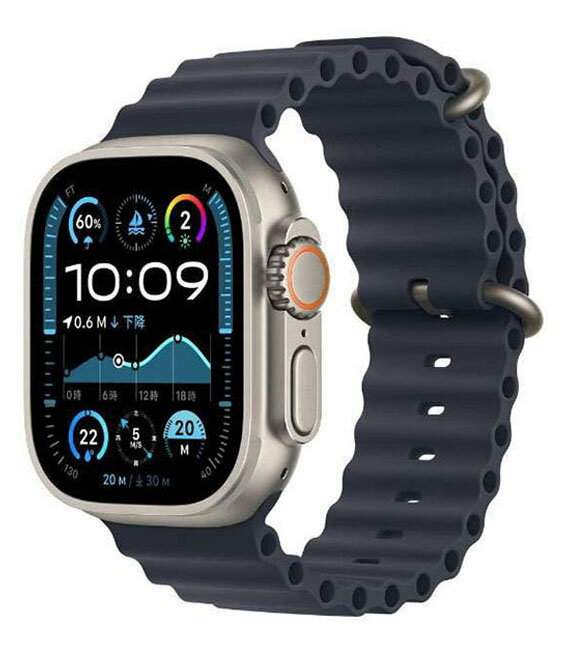 【中古】【安心保証】 Ultra2[49mm/セルラー]チタン ナチュラル Apple Watch
