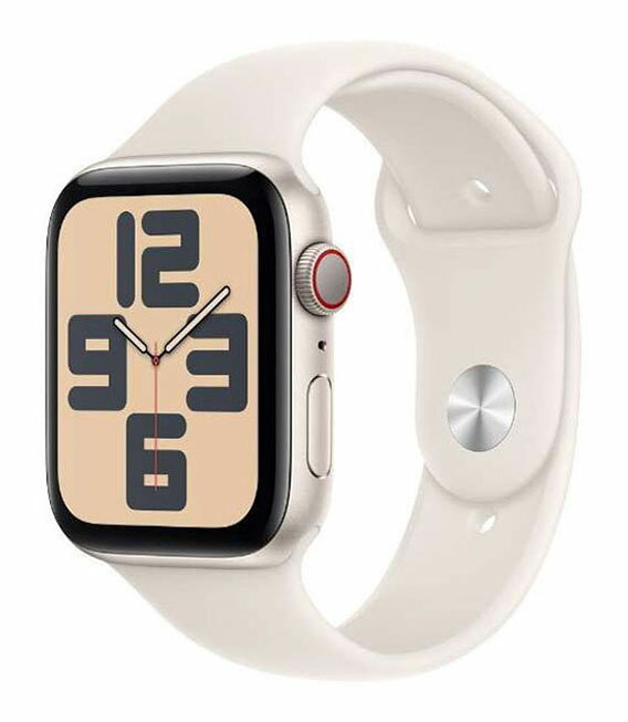 【中古】【安心保証】 SE 第2世代[44mm/セルラー]アルミ スターライト Apple Watch(2)