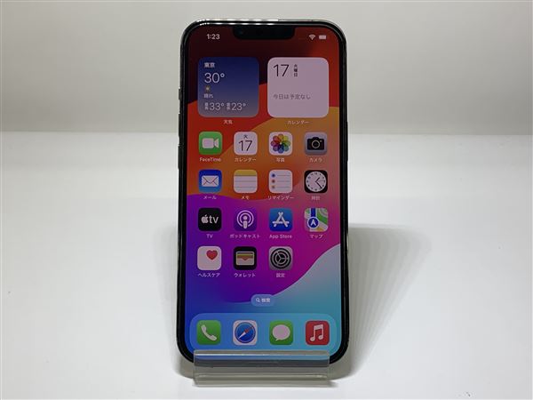 【中古】【安心保証】 iPhone13 Pro[128GB] au グラファイト