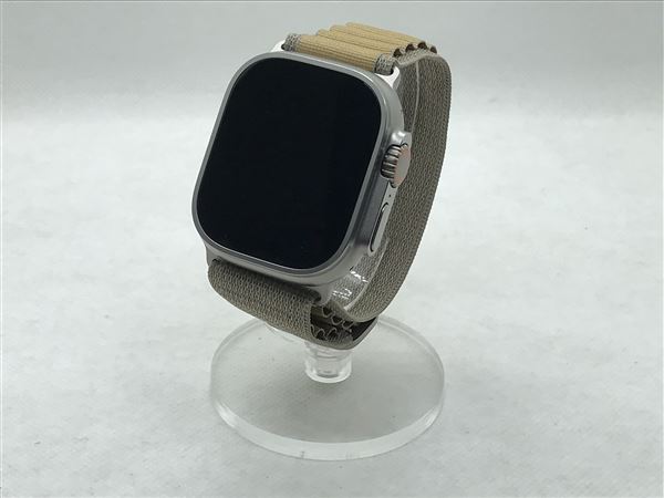 【中古】【安心保証】 Ultra2[49mm/セルラー]チタン ナチュラル Apple Watch